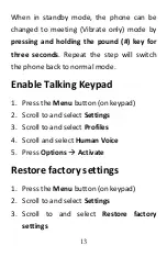 Preview for 13 page of JETHRO SC318 Quick Setup Manual