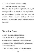 Preview for 14 page of JETHRO SC318 Quick Setup Manual