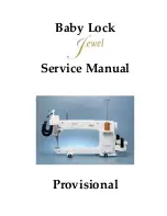 Preview for 1 page of JEWEL Baby Lock Service Manual