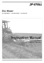 JF-Stoll GX 3202 SM Instruction Manual preview