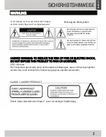 Preview for 3 page of JGC RRMP-3400 User Manual