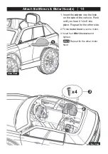 Preview for 11 page of Jiajia AUDI Q8 Owner'S Manual With Assembly Instructions