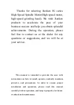 Preview for 2 page of Jianken JG Series Operation Manual