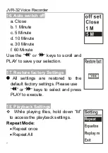 Preview for 18 page of JiGMO JVR-32 User Manual