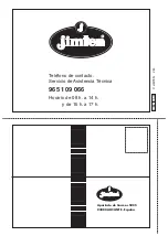 Preview for 24 page of JIMTEN Ciclon XS T-502 Maintenance And Instruction Manual