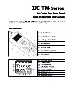 Preview for 1 page of JJC TM-Series Instruction Manual