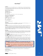 Preview for 2 page of JMR electronics 1U SCSI JBOD Installation Manual