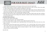 Preview for 17 page of JOBO AEE JIB 4 Manual