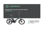 JOBOBIKE JOBO Sam Owner'S Manual preview