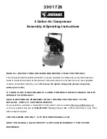 JobSmart 3901726 Assembly & Operating Instructions preview