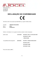 Preview for 14 page of Jocel JCEI60-007551 Instruction Manual