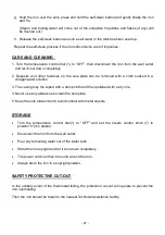 Preview for 28 page of Jocel JFV019158 Instruction Manual