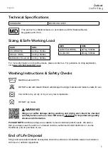 Preview for 5 page of Joerns Oxford UniFit Sling User Instruction Manual