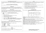 Preview for 2 page of Johannus Ecclesia D-35 Quick Reference Manual