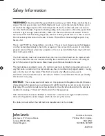 Preview for 24 page of John Lewis Group 1-2-3 Instruction Manual