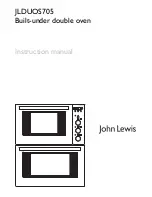 John Lewis JLDUOS705 Instruction Manual preview