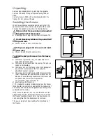 Preview for 7 page of John Lewis JLFZW 1806 Instruction Manual