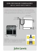 Preview for 2 page of John Lewis JLRC922 Connection Manual