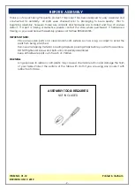 Preview for 2 page of John Thomas ELIZA ACCENT TABLE Assembly Instructions Manual