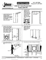 Preview for 1 page of Johnson Hardware 1510 Series Installation Instructions
