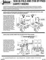 Johnson Hardware 1836 Installation Instructions preview