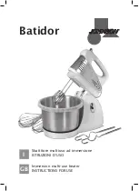 Johnson Batidor Instructions For Use Manual preview