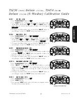 Preview for 2 page of JohnsonFit T9450 Deluxe Calibration Manual