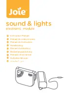 Joie sound & lights Instruction Manual preview