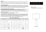 Preview for 1 page of JONATHAN Y JYL3046 Quick Start Manual