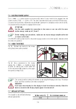 Preview for 15 page of Jonix 70MATEWHITE Use And Maintenance Manual