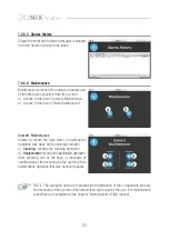 Preview for 22 page of Jonix 70MATEWHITE Use And Maintenance Manual