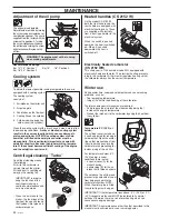 Preview for 32 page of Jonsered CS 2152 Operator'S Manual