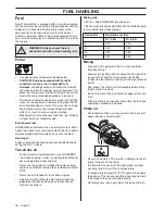 Preview for 18 page of Jonsered CS 2258 Operator'S Manual