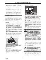 Preview for 8 page of Jonsered FR2311M Operator'S Manual