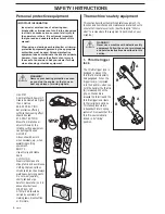 Preview for 4 page of Jonsered GR 2126D Operator'S Manual