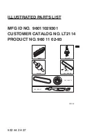 Preview for 2 page of Jonsered LT2114 Spare Parts