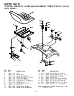 Preview for 15 page of Jonsered LT2118CMA2 Spare Parts