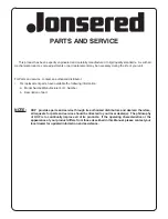 Preview for 32 page of Jonsered LT2218CMA Operator'S Manual