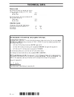 Preview for 34 page of Jonsered SM 2055 E Operator'S Manual