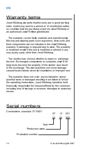 Preview for 14 page of Josef Kihlberg 126366 Operating Instruction