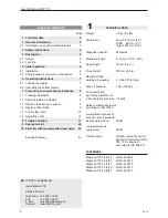 Preview for 2 page of Josef Kihlberg JK20T779 Operating Instructions Manual