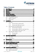 Preview for 4 page of jotron Tron SART20 User Manual