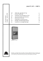 Preview for 1 page of Jøtul FS 165-I 400 FL Installation And Operating Instructions Manual