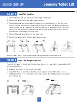 Preview for 4 page of Journey Toilet Lift Product Manual