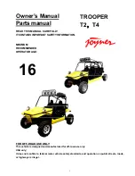 Joyner TROOPER-T2 Owner'S Manual preview