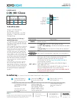 Preview for 2 page of Joyolight CON-WH-1Z User Manual