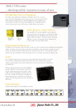 Preview for 3 page of JRC JMA-7100 Brochure