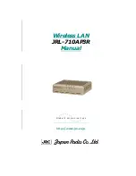 JRC JRL-710AP3R User Manual preview