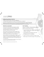 Preview for 10 page of JuicePro ALI-VJP-R2 Installation & Operating Instructions Manual