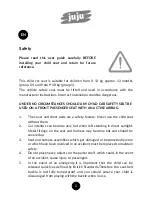 Preview for 2 page of juju Little Rider User Manual